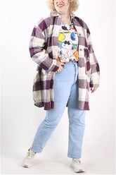 חולצת גקט חדשה פלנאל- XL-XXL